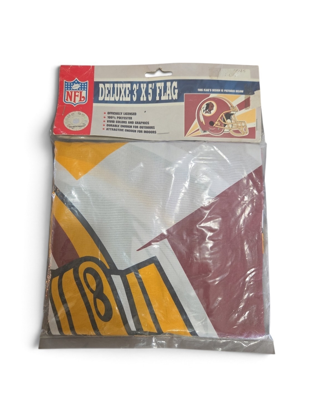 NFL Deluxe 3' x 5' Washington Redskins Flag - Burgundy & Gold
